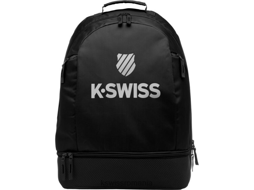 K-Swiss unisex rucsac de tenis 4L4RPL408 rucsac negru/argintiu